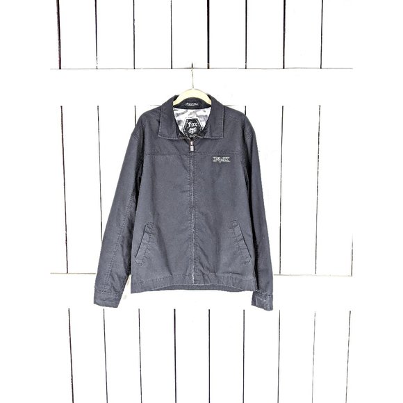 Vintage Fox black brushed cotton jacket